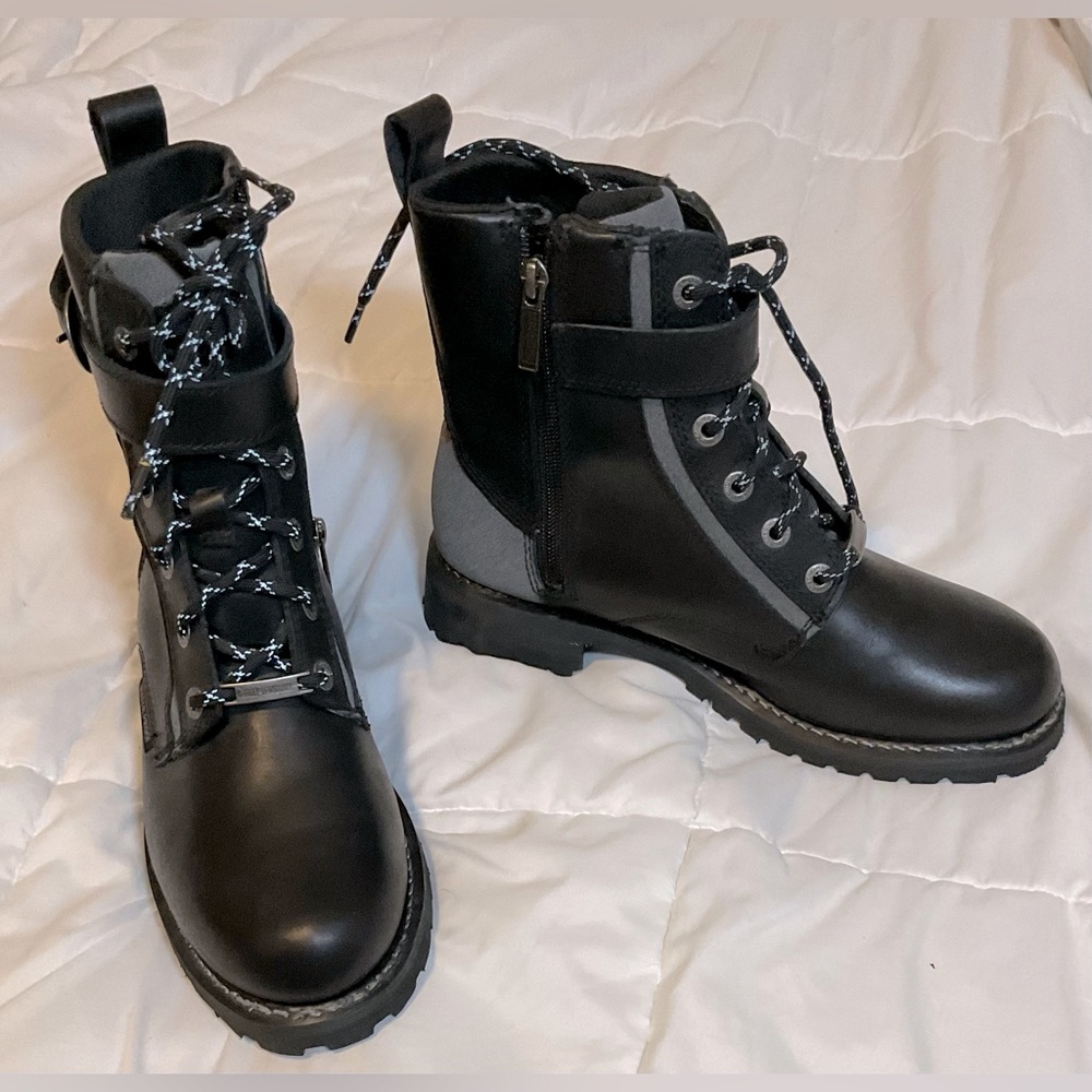 New Harley Davidson Women's Balsa Lace Up Boots Size 8.5
